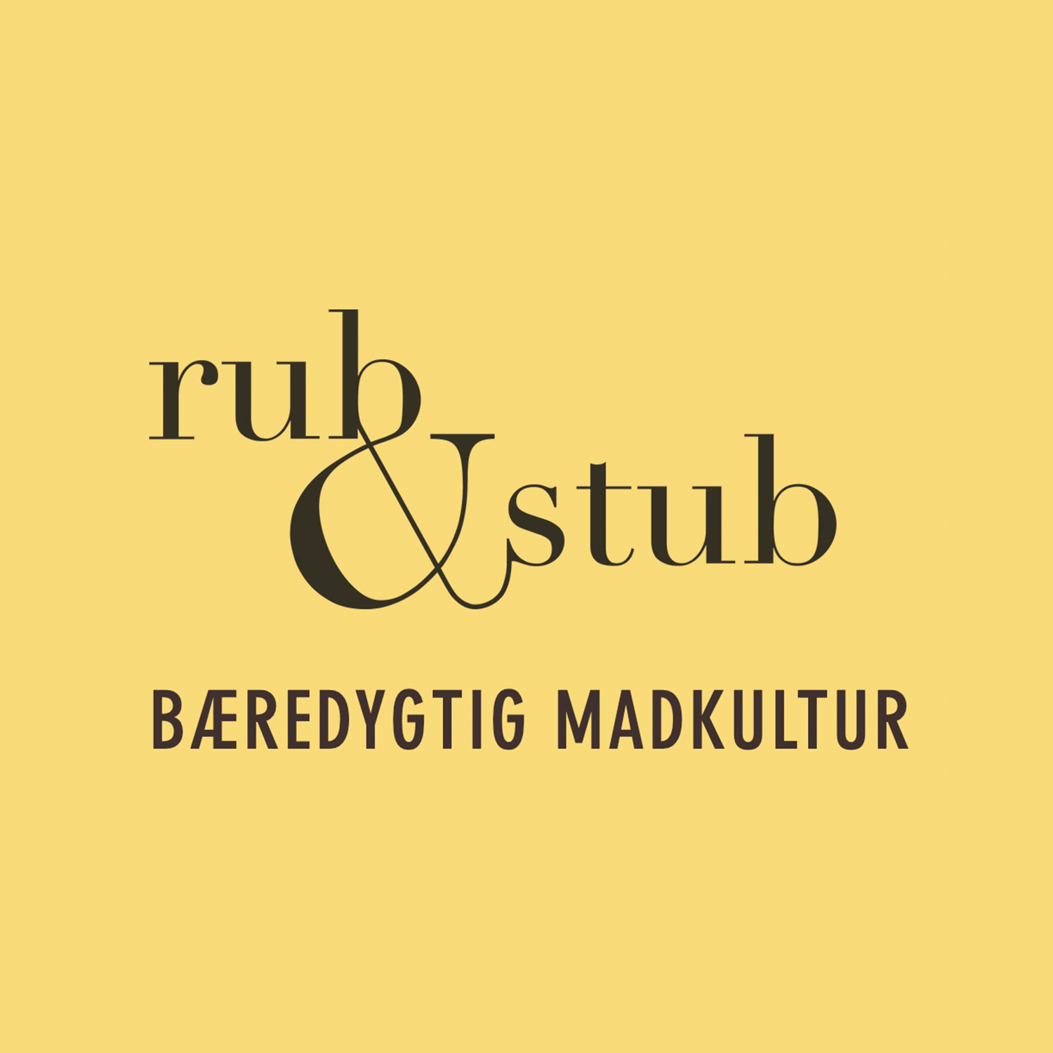 Rub&Stub - Stop madspild